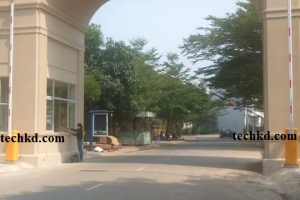 cổng barrier, thanh chắn giao thông