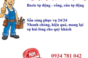 Thay cánh tay barie, sửa chữa, thay motor barie, sửa chữa khác