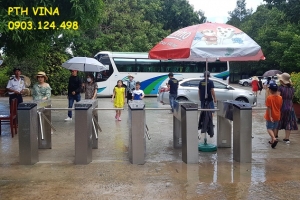Lắp đặt cổng soát vé tự động khu du lịch