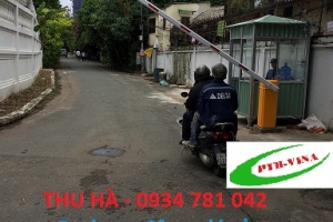 Lắp đặt barie tự động tại khu dân cư TPHCM